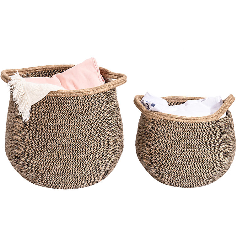 Rosecliff Heights Laundry Seagrass Basket Set Wayfair
